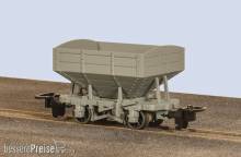 Peco GR-340UG - Snailbeach Hopper Wagon, unmarkiertes Grau´ > GR-340UG Snailbeach Hopper Wagon, unmarkiertes Grau