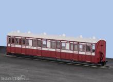 Peco GR-400B - OO-9 Composite Coach Lynton und Barnstaple Livery Nr. 6