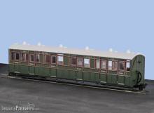 Peco GR-401B - OO-9 Composite Coach SR Lackierung Nr. 6365