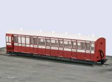 Peco GR-420A - OO-9 Brake Composite Coach Lynton und Barnstaple Lackierung Nr. 15