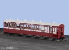 Peco GR-420B - OO-9 Brake Composite Coach Lynton und Barnstaple Lackierung Nr. 16