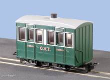Peco GR-500 - OO-9 Glyn Valley Tramway mit 4 Rädern und geschlossenem Seitenwagen