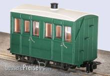 Peco GR-500UG - OO-9 Beistellwagen mit 4 Rädern, grün