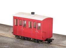 Peco GR-500UR - OO-9 geschlossener Seitenwagen mit 4 Rädern, rot