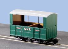Peco GR-520 - OO-9 Glyn Valley Tramway mit offenem Seitenwagen und Allradantrieb