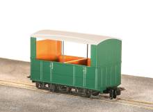 Peco GR-520UG - OO-9 offener Seitenwagen mit 4 Rädern, grün