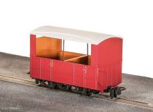 Peco GR-520UR - OO-9 offener Seitenwagen mit 4 Rädern, Rot