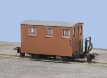Peco GR-590UB - Brake van-Unnumbered-Brown