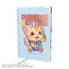 Glassstaff GSDN2DNGSKTTN - Dungeons & Kittens Deluxe Notebook