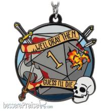 Glassstaff GSKC2GSSLDIE - Guess Ill Die Keychain