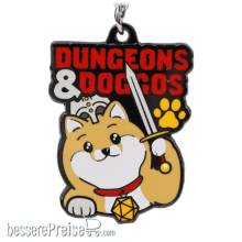 Glassstaff GSKC3DNGDGGO - Dungeons & Doggos Keychain