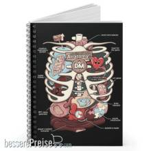 Glassstaff GSNB1ANTMYDM - Anatomy of the DM Spiral Notebook