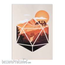 Glassstaff GSPS1HEROD20 - The D20 Hero Greeting Card