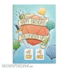 Glassstaff GSPS5BDAYD20 - Birthday D20 Greeting Card