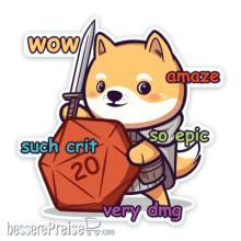 Glassstaff GSST41MCHCRIT - Much Crit Sticker