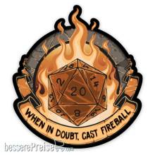 Glassstaff GSST53WHNDBT - When in Doubt Sticker