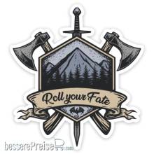 Glassstaff GSST62RLLYRFT1 - Roll Your Fate Sticker
