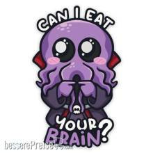 Glassstaff GSST68EATYBRN - Eat Your Brain Sticker