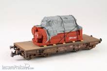 Ladegüter Bauer H01085 - Maschine unter Teilplane