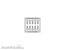 Modellbahn Engl H0163089 - Kilometersteine (Typ 3) 5,5 x 16,5 mm