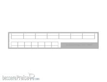 Modusteck H0460501 - Zaun 2 (Kurve) für Set 5 u 6