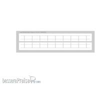 Modusteck H0460504 - Zaun 4 (Betonplattform) 200 x 15 mm