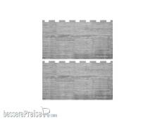 Modusteck H0460633 - Fassade, geschlossen, Beton 180 x 100 mm