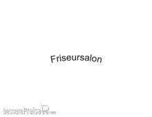 Modusteck H0460650 - Schriftzug schwarz, Friseursalon