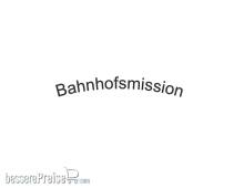 Modusteck H0460662 - Schriftzug schwarz, Bahnhofsmission