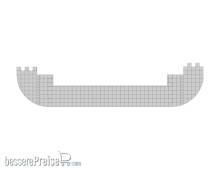 Modusteck H0460702 - Gehweg 1 für Abschlusskante 1, schmal, schmal