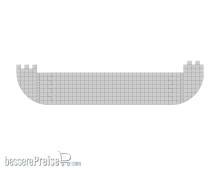 Modusteck H0460706 - Gehweg 1 für Abschlusskante 5, schmal, schmal