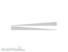 Modusteck H0870383.1 - Bahnsteigkante Rampe 380mm 147,3 x 11,4 mm
