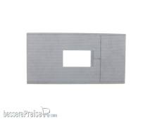 Modusteck H0870851.4 - Bahnsteigbelag lang, Leitsystem, Öffnung L.292 x B.147,4mm