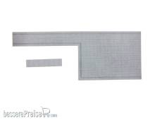 Modusteck H0870859.2L - Modusteck Bahnsteigbelag 1, lang, mit Ausbuchtung nach links