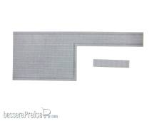 Modusteck H0870859.2R - Modusteck Bahnsteigbelag 1, lang, mit Ausbuchtung nach rechts