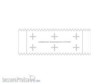 Modusteck H0871203.2 - Bahnsteig Bodenplatte 110 mm 147 x 110mm