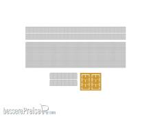 Modusteck H0890001.2 - 75,2mm Bahnsteig Set 1 Abschluss 292 x 17,8 x 32,2 mm