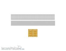 Modusteck H0890002.1 - 32,2 mm Bahnsteig Set 2 Ergänzung