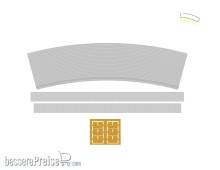 Modusteck H0890020.2 - 75,2mm Kurvenbahnsteig Set 10 R5 15° für C-Gleisradius