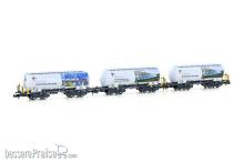 Hobbytrain H23493 - 3er Set Zementsilowagen Uacs Holcim, Ep.VI