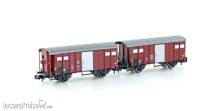 Hobbytrain H24250 - 2er Set gedeckte Güterwagen K3 SBB, Ep.III