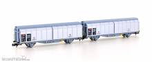 Hobbytrain H24660 - 2er Set Schiebewandwagen Hbbillns SBB, Ep.VI