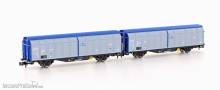 Hobbytrain H24680 - 2er Set Schiebewandwagen Hbbillns PKP, Ep.VI