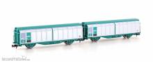 Hobbytrain H24682 - 2er Set Schiebewandwagen Hbbillns SNCF, Ep.V-VI, ex FS