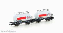Hobbytrain H24832 - 2er Set Leichtbau-Kesselwagen DB/Esso, Ep.IV