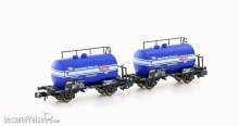 Hobbytrain H24851 - 2er Set Leichtbau-Kesselwagen PKP/Petrochemia, Ep.IV/V