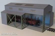 Modellbau Laffont H2501 - Halboffene Mehrzweckhalle
