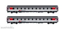 Hobbytrain H25503 - 2er Set Personenwagen Bpm, 2.Kl. (UIC Z1) SBB, Ep.VI