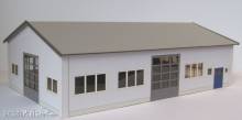 Modellbau Laffont H3301 - Gewerbehalle mit Rolltoren