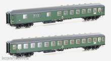 Hobbytrain H43039 - 2er Set Personenwagen DB, Ep.IVa, D1213, AC - Lemke